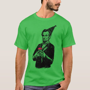 T-shirt Abraham Lincoln Bonne présidente d'anniversaire