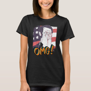T-shirt Abraham Lincoln Patriotisme Oh Mon Dieu OMG Pop