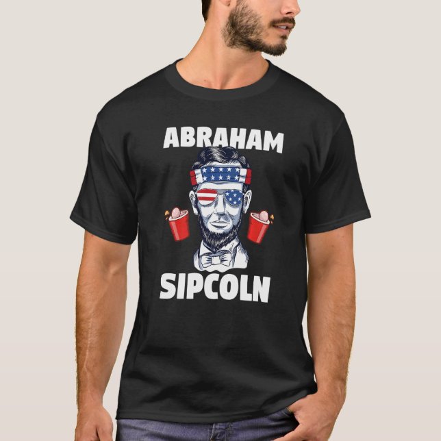T-shirt Abraham Sipcoln Abraham Lincoln (Devant)