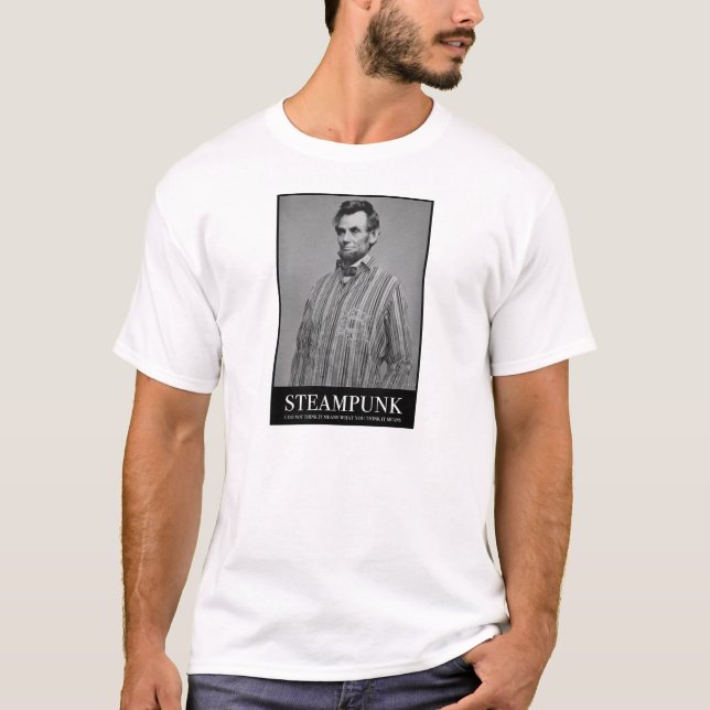 T-shirt Abraham Steampunk (Devant)