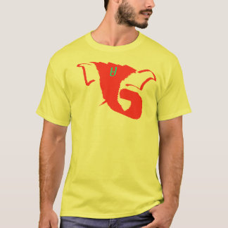 T-shirt Abrégé sur jaune Ganesh