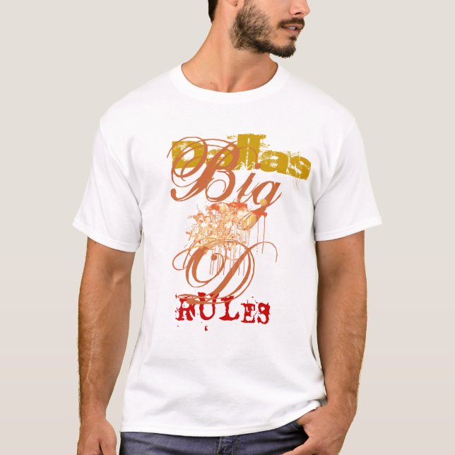 T-shirt Abrégé sur règles de Dallas (Devant)