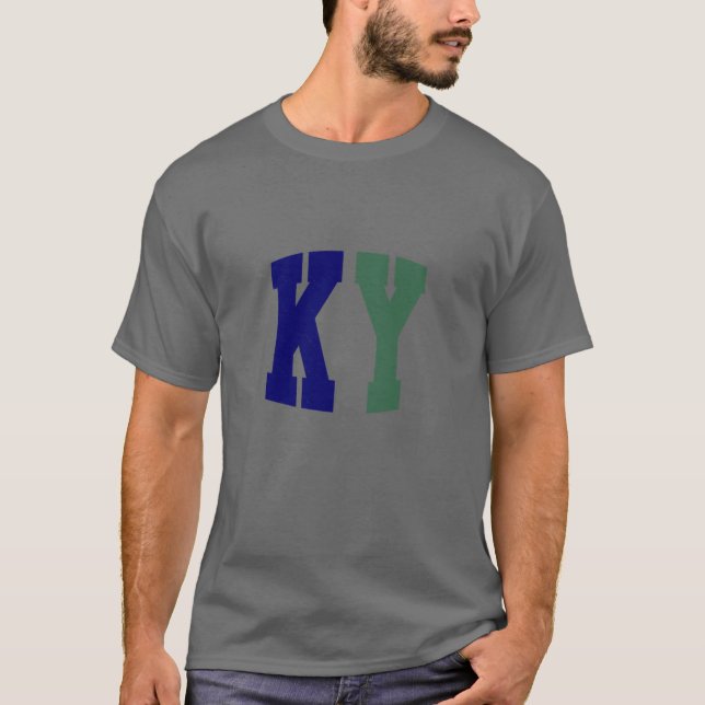 T-shirt Abréviation de Kentucky State (Devant)
