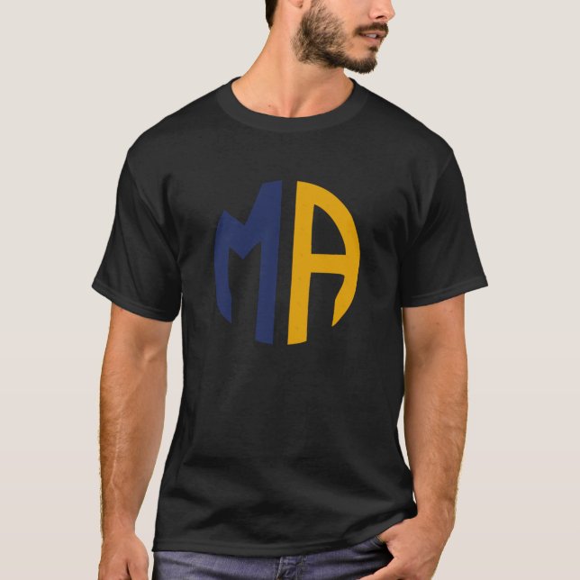 T-shirt Abréviation de Massachusetts State (Devant)