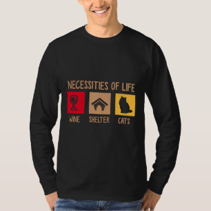 T-shirt Abri de vin Chats Vie