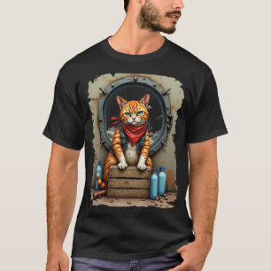 T-shirt Abris de survie pour chat survivant post-apocalypt