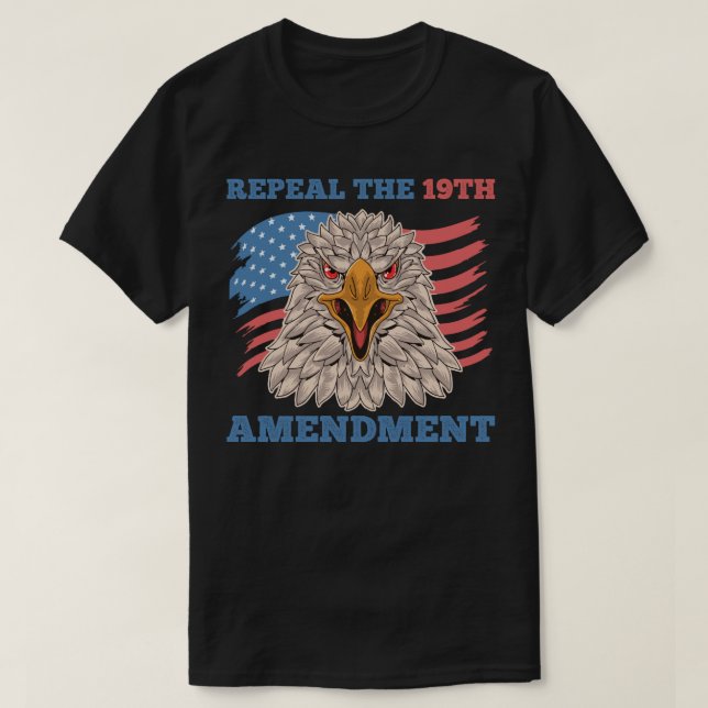 T-shirt Abroger le 19e amendement 2 (Design devant)