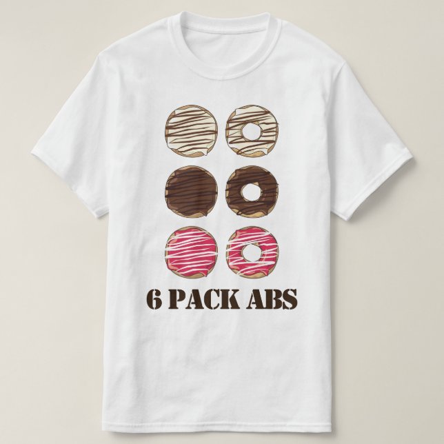 T-shirt ABS de 6 paquets (Design devant)
