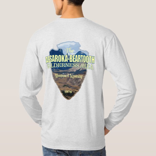 T-shirt Absaroka-Beartooth Wilderness (flèche) (Dos)