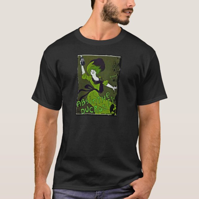 T-shirt Absinthe en vert (Devant)