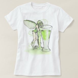 T-shirt Absinthe La Fee Verte Fairy With Glass (pas de tex