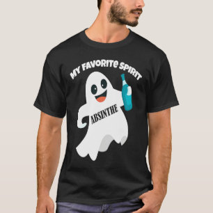 T-shirt Absinthe Mon Esprit Préféré Boisson d'Halloween