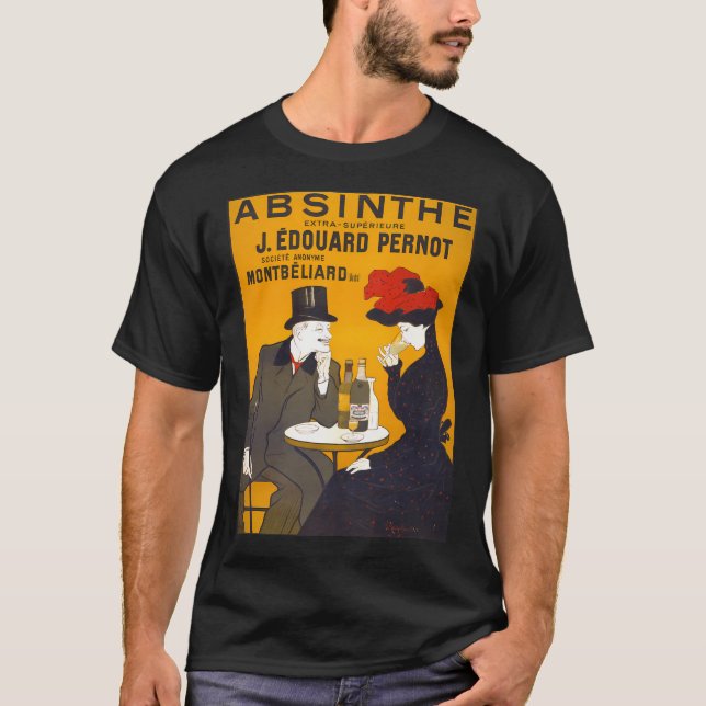 T-shirt Absinthe vintage (Devant)