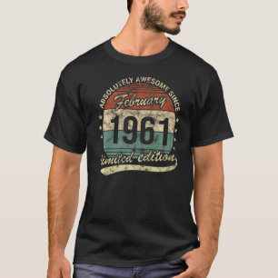 T-shirt Absolument Génial Depuis Février 1961 Homme Femme