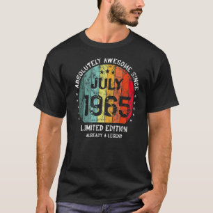 T-shirt Absolument Génial Depuis Juillet 1965 Naissance Ho