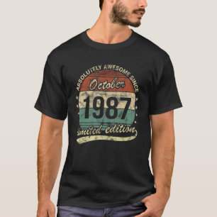 T-shirt Absolument Génial Depuis Octobre 1987 Homme Femme
