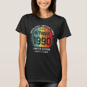 T-shirt Absolument Génial Depuis Octobre 1990 Homme Femme