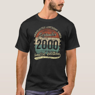 T-shirt Absolument Génial Depuis Septembre 2000 Homme Femm
