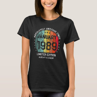 T-shirt Absolument Incroyable Depuis Janvier 1989 Homme Fe