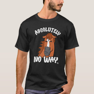 T-shirt Absolument pas grincheux chestnut blaze cheval de