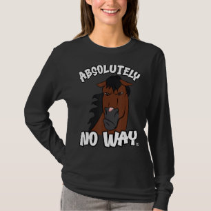 T-shirt Absolument pas grincheux cheval de la baie grinche