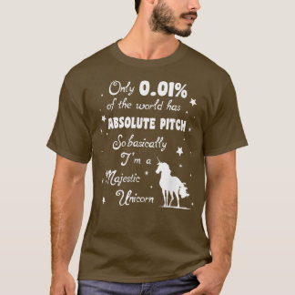 T-shirt Absolute Pitch signifie en gros que vous êtes un M