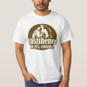 T-shirt Abstinence 99% Humour religieux efficace
