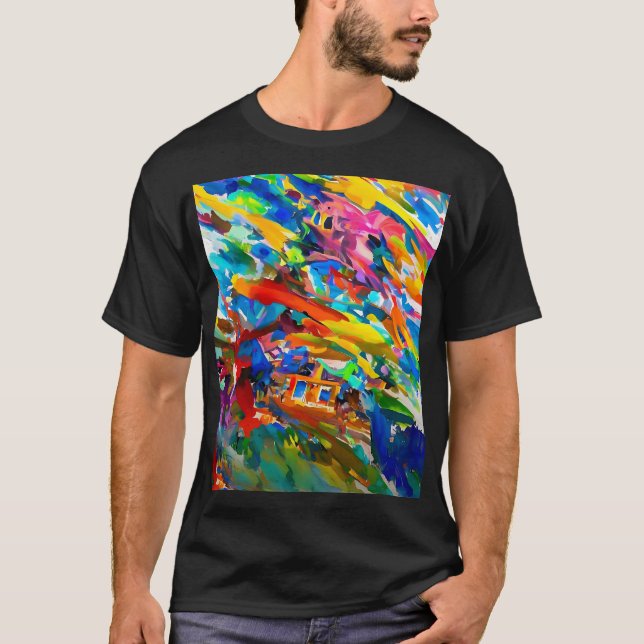 T-shirt abstract (Devant)