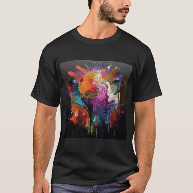 T-shirt abstract (Devant)