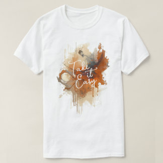 T-shirt Abstract Autumn Splatter 
