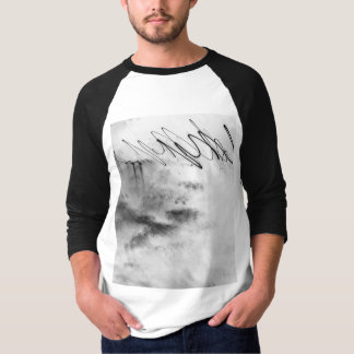 T-shirt Abstract Black and White Light Trails Long Exposur