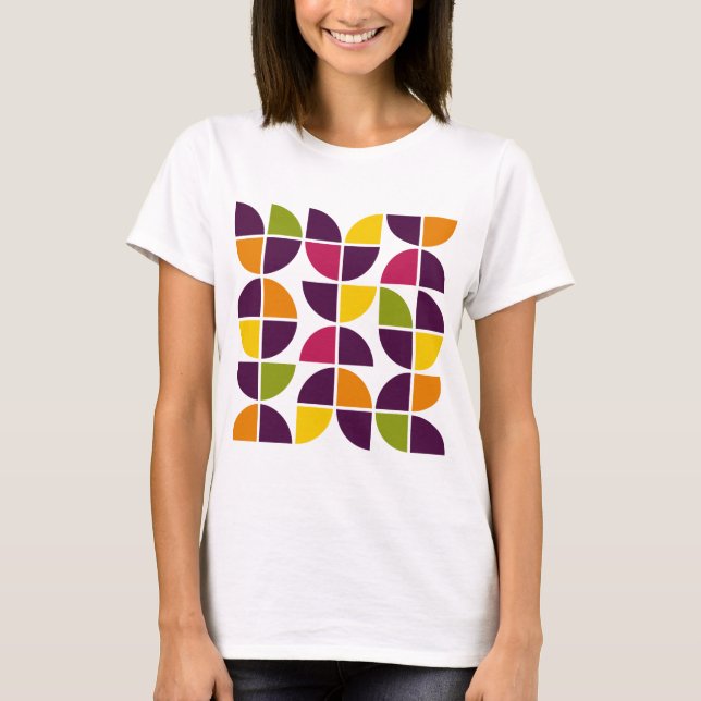 T-Shirt Abstract Geometric 110421v2 (Devant)