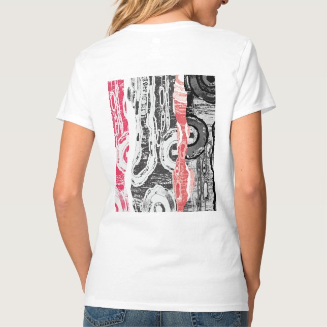 T-Shirt – Abstract Land (Dos)