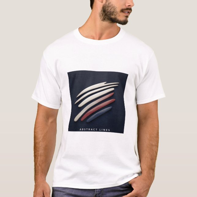 T-shirt Abstract Lines (Devant)