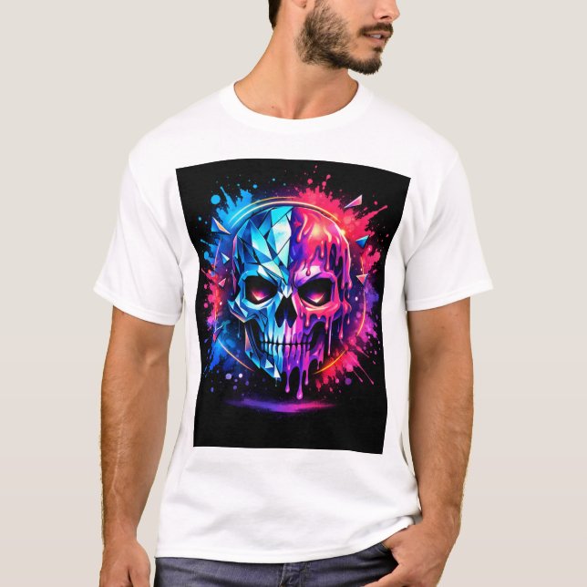 T-shirt Abstract Skull (Devant)