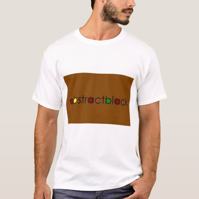 T-shirt abstractblack (Devant)
