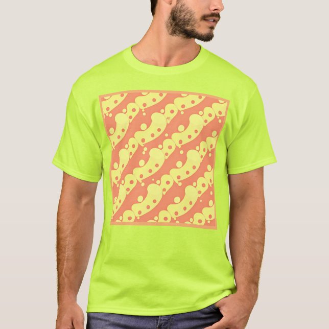 T-shirt Abstraction Colorée Éblouissante (Devant)