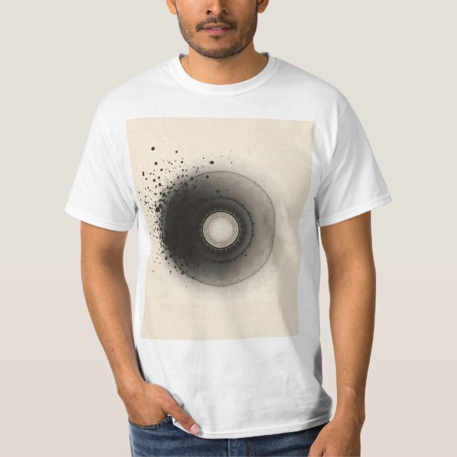 T-shirt Abstraction Symbolique : Visualiser la Dissolution (Devant)