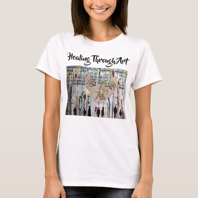 T-Shirt Abstrait  (Devant)