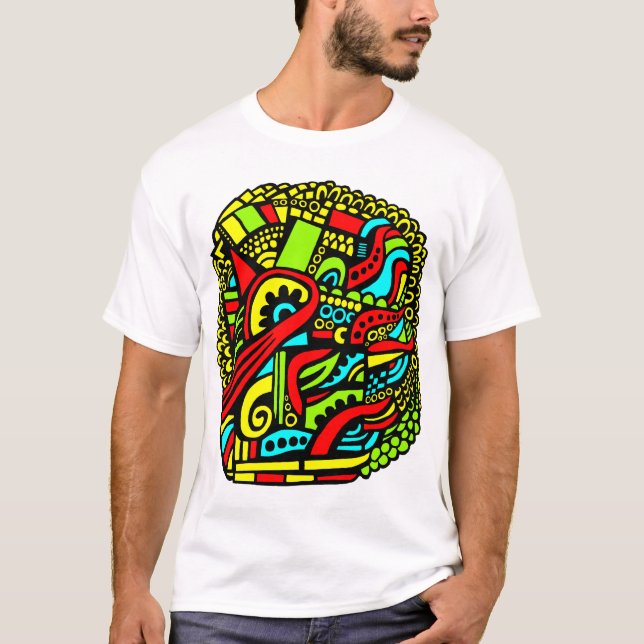T-shirt Abstrait (Devant)