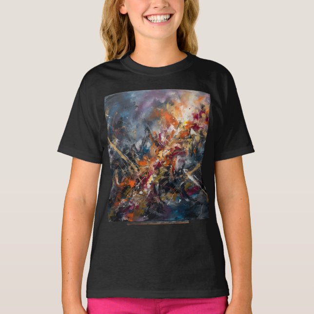 T-shirt Abstrait (Devant)