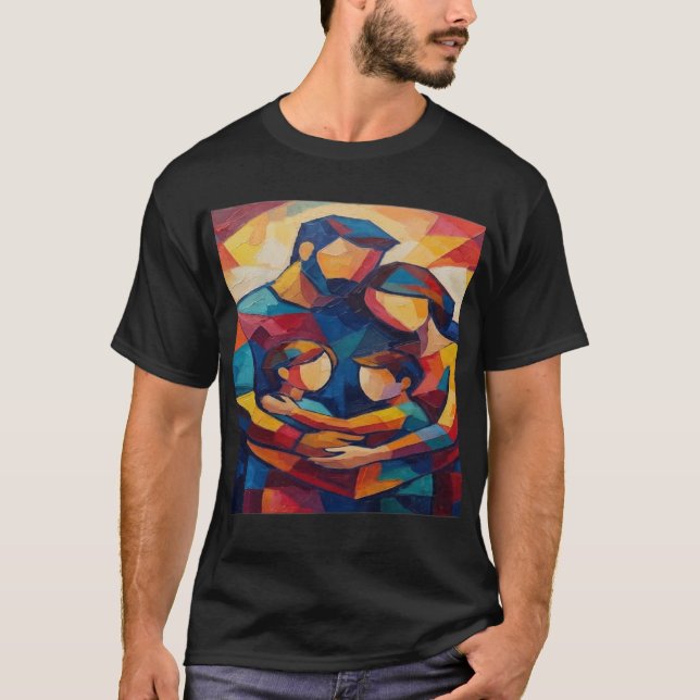 T-shirt Abstrait (Devant)