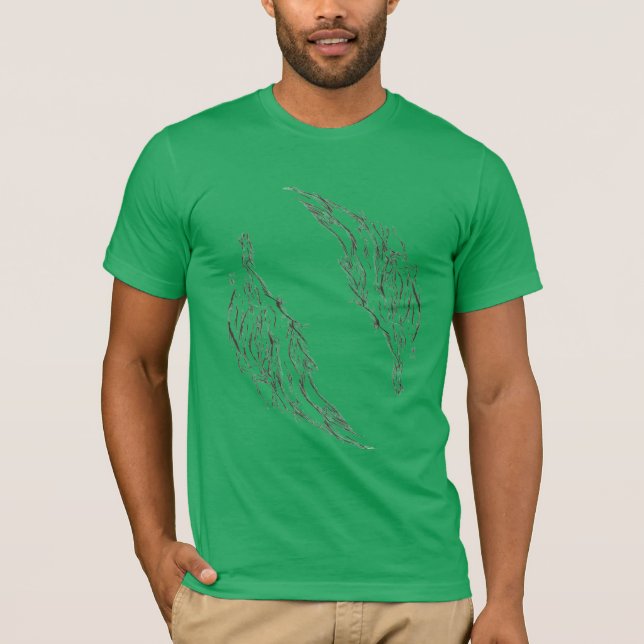 T-shirt abstrait (Devant)