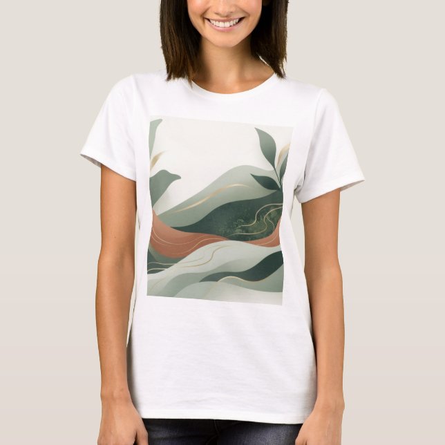 T-shirt Abstrait (Devant)