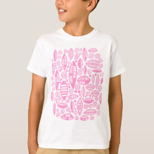 T-shirt Abstrait 100813 - Rose