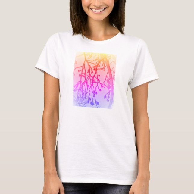 T-shirt Abstrait arbre naturel (Devant)
