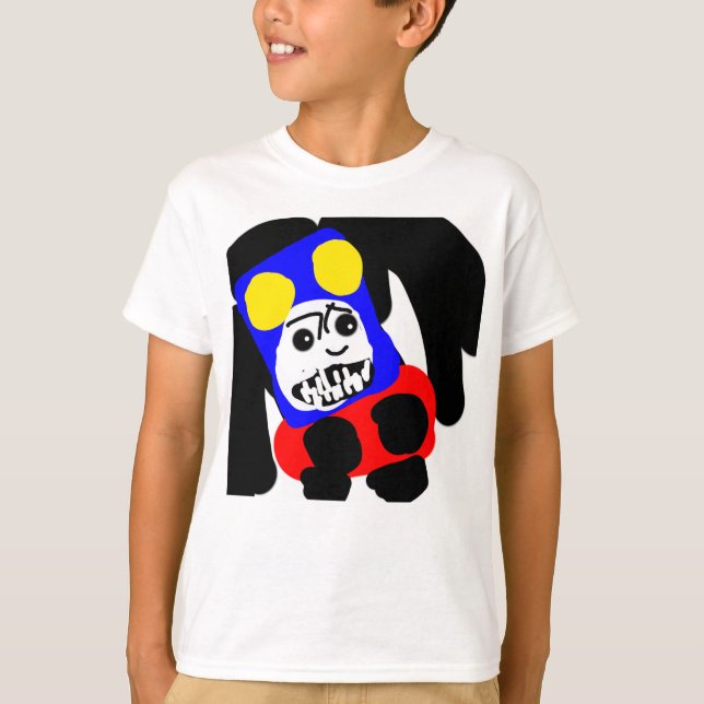 T-shirt abstrait coloré (Devant)