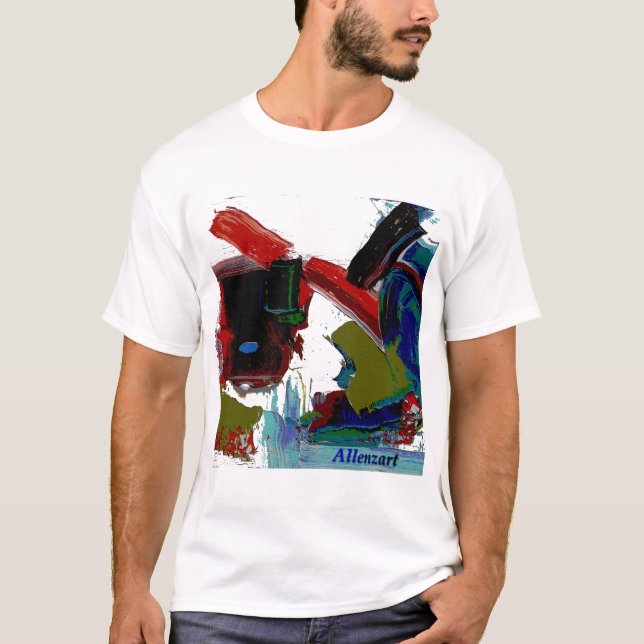 T-shirt Abstrait coloré (Devant)