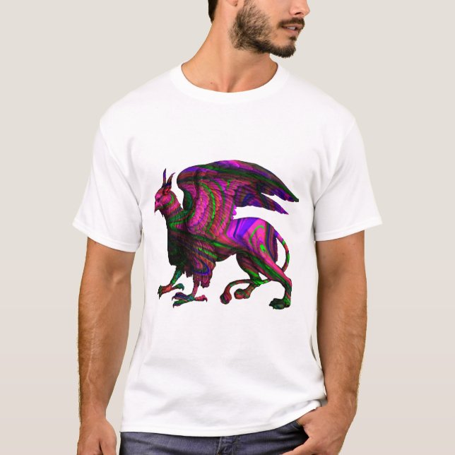 T-shirt Abstrait coloré Griffin Infinity (Devant)