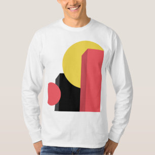 T-shirt Abstrait, coloré, moderne, simple, dynamique